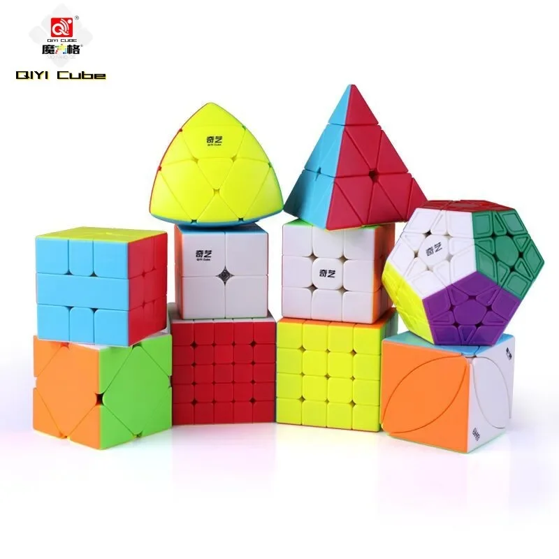 【Top-Rated Product】 QiYi Cube 2x2 3x3 4x4 5x5 Mirror Pyraminx Skewb SQ1Special Professional Speed Puzzle 2x2Children Toy Cubo Magico developme.