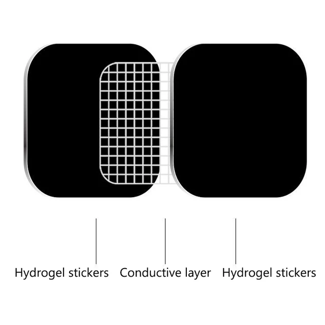 Electrode Gel Pads for Abdominal Hip Trainer Patches Accessories Replacement Gel Sheet Abs Toner Massage Home Gym 4