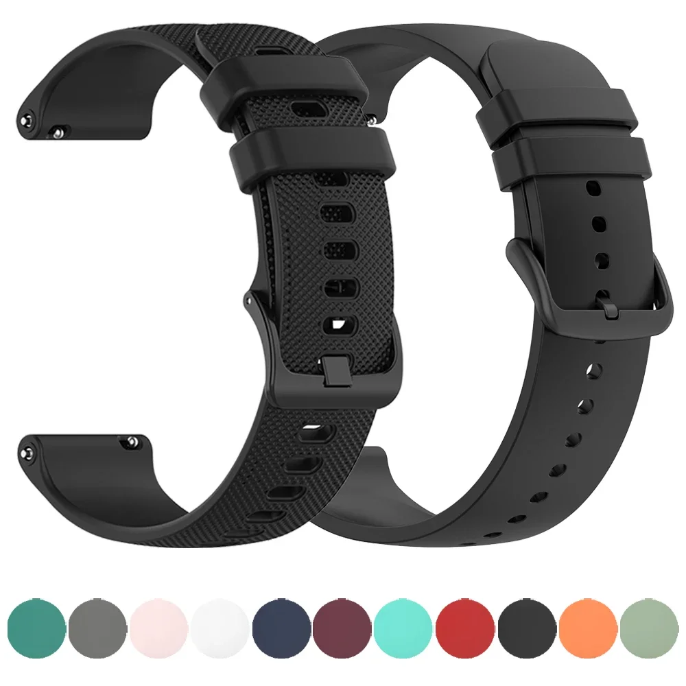 20 22mm Bracelet en Silicone pour Garmin Venu 3 bande Forerunner 265 255 245 165 musique Vivoactive 4 Bracelet pour Garmin Venu 2 Plus ceinture