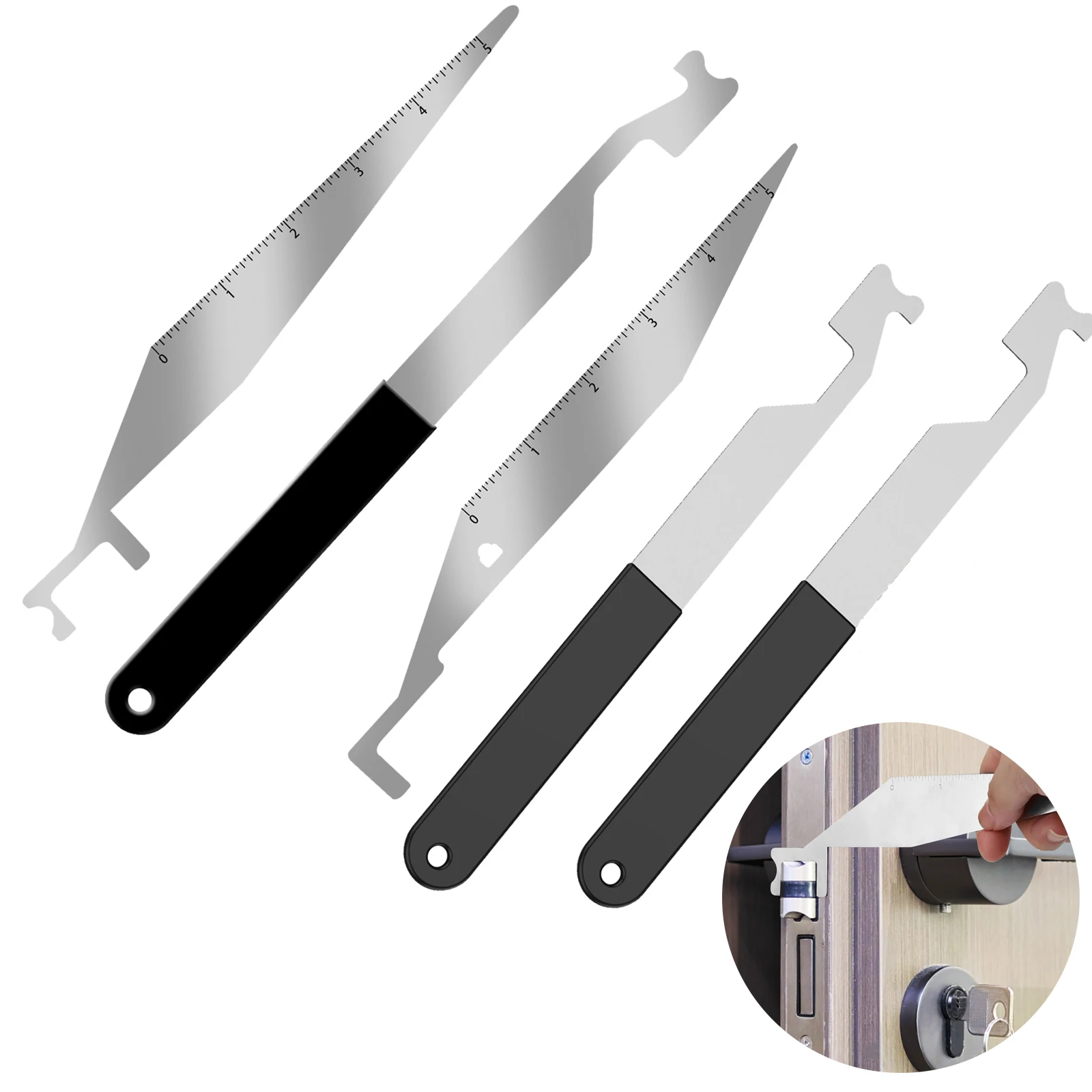 Lock Picking Pry Tool 2/3pcs For Firefighter