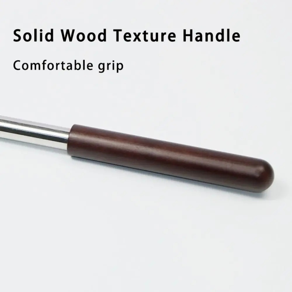 단단한 나무 손잡이 깃대 접이식 스테인레스 스틸 막대 투어 가이드 깃대 200/250/300cm 교육용 스틱 교육 도구