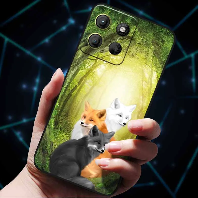 Painted Cats Soft Silicone Lovely Back Case - Cute Cat Design Phone Cover