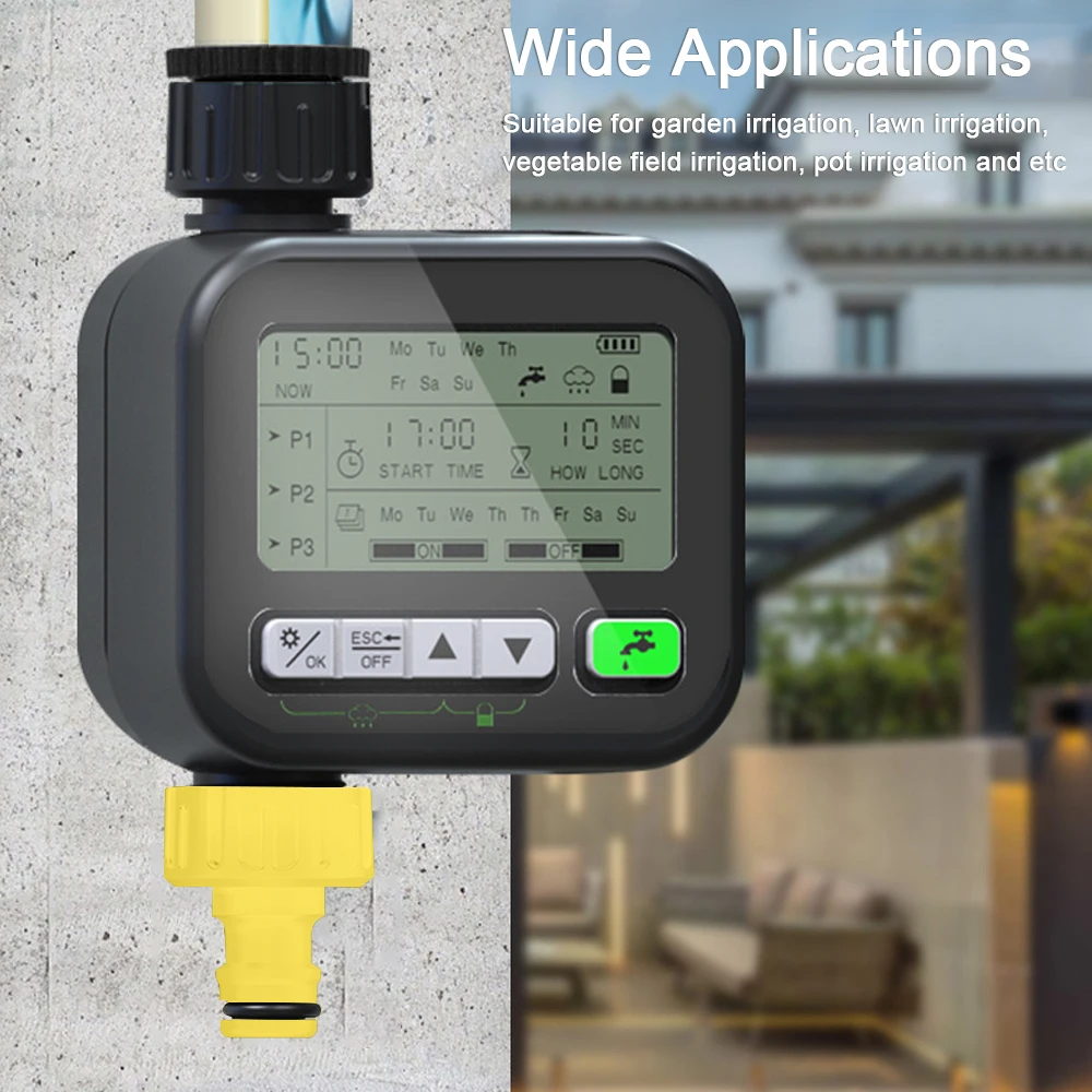 

Smart Irrigation System Controller Gardening Irrigation Timer Garden Balcony Rain Sensing Control Automatic Watering Device