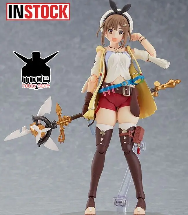 

Original figma 535 Atelier Ryza Ever Darkness the Secret Hideout with Bonus reisalin stout PVC Action Figure Model Toy