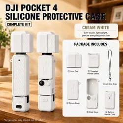 Silicone Anti - Slip Protective Case with Screen and Lens Cap for Pocket Camera Accessories