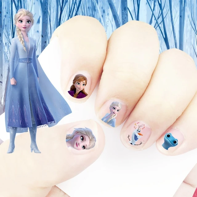 Let It Go with These 45+ Stunning Frozen Character Nail Art Ideas | Disney frozen  nails, Frozen nails, Frozen nail designs