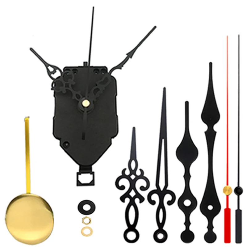 Movimento A Pendolo Con Carillon Per Orologio Da Parete - Meccanismo Al Quarzo Con Batteria, Kit Fai Da Te Con Lancette E Altoparlante