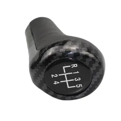 Matte Chrome Gear Shift Knob with 5/6 Speed Option (Carbon 5 Speed)