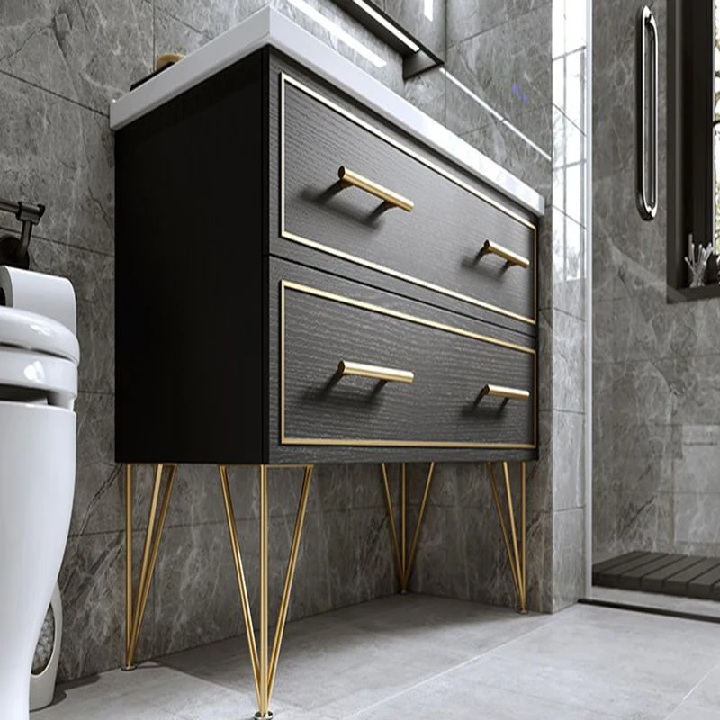 1PC 20cm-40cm Gold Iron Table Legs Metal Hardware Furniture Foot Stainless Steel Adjustable Tilt Cabinet
