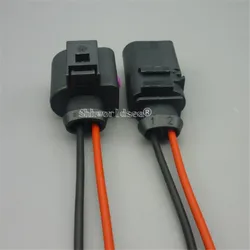 Premium 2 - Pin 3.5mm Waterproof Wiring Harness Connector with Electrical Horn Plug (1pair female male)