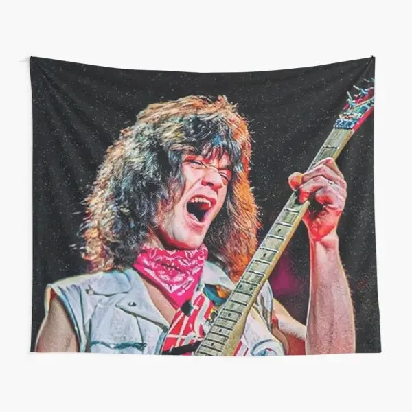Van Halen Love For Van Halen Lovers Be Tapestry Printed Bedspread Living Decor Travel Yoga Colored Art Mat Hanging Blanket Room