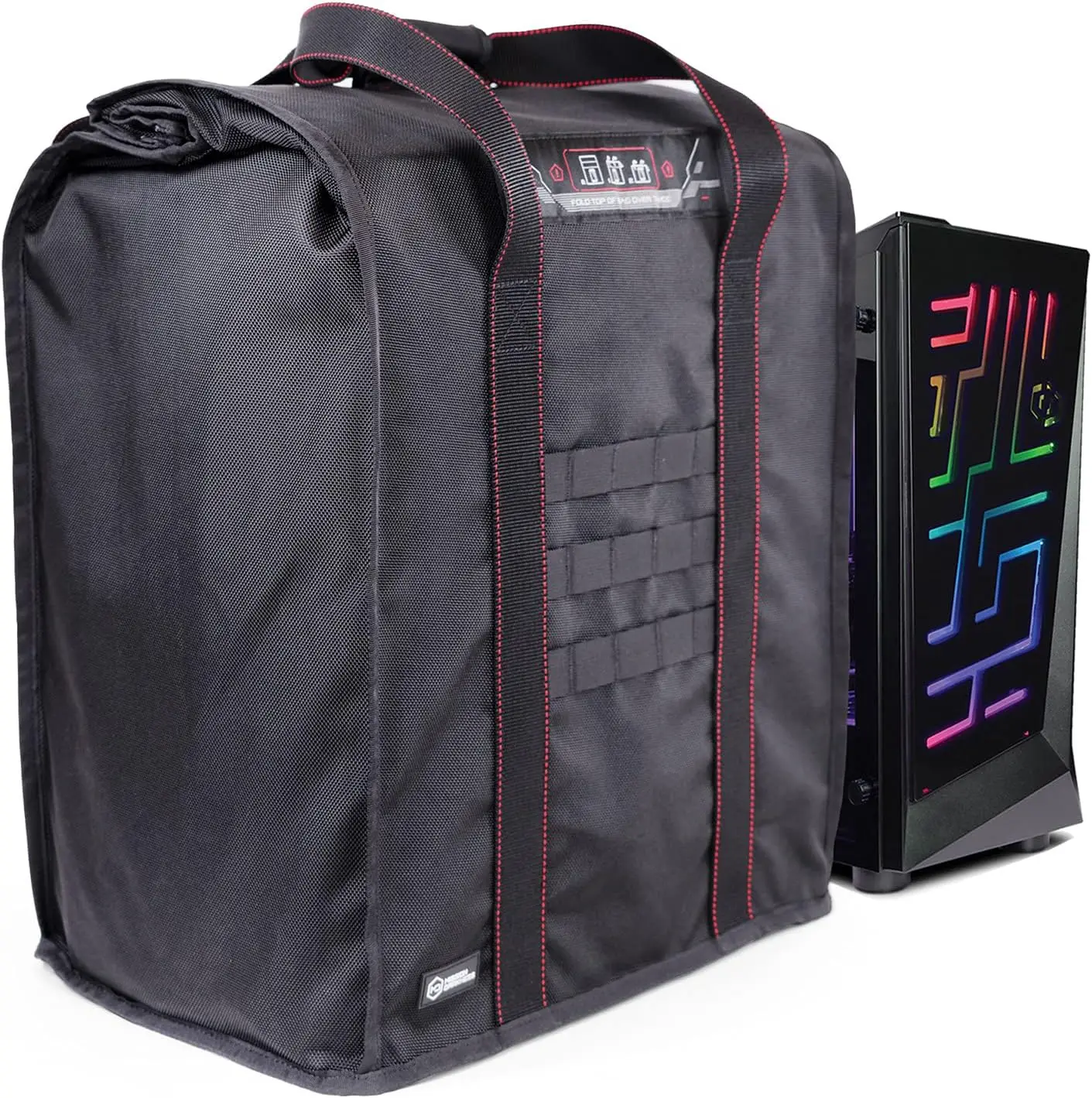 

Mission Darkness T10 Faraday Bag for Computer Towers & XL Electronics // Military-Grade Faraday Cage for Digital Forensics