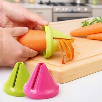 4 in1 Manual Rotary Grater Slicer Spiralizer Kitchen Tool for Potato Carrot Cucumber Easy to Clean Food Processor