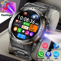 For Xiaomi NFC Watch 500mA GPS Sports HD BT Call Smart Watch Men Outdoor Sports Fitness Tracker Smart Watch Men Waterproof Clock 1