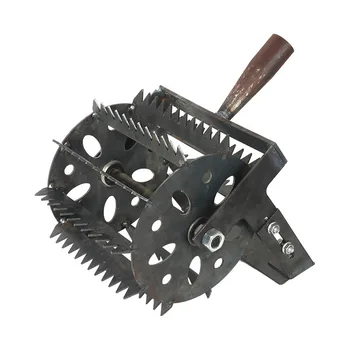 Coltivatore Testa per diserbo a mano Fattoria da giardinaggio Testa per diserbo pesante Accessorio per utensile per rimozione erba Ruote per diserbo Accessorio per diserbo