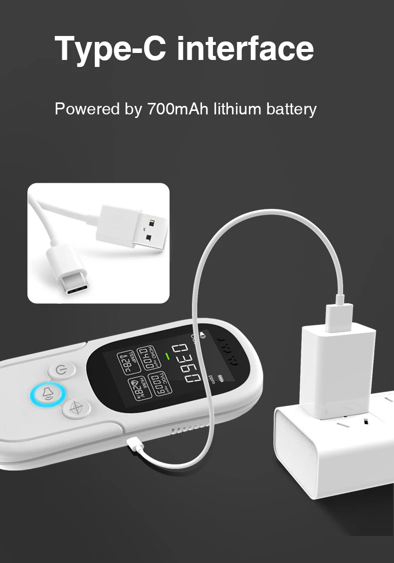 NOYAFA JMS12C Air Quality Testing Instrument Professional Environmental Gas Form