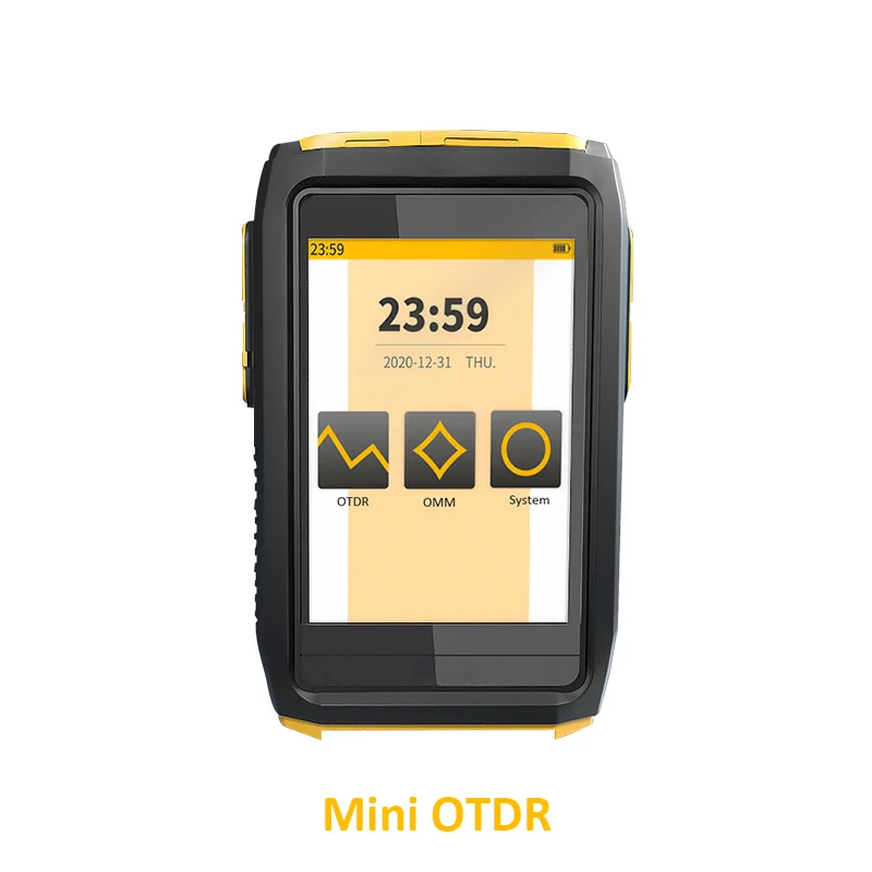 Mini OTDR Active Fiber Live Test 1550nm 20dB 80KM Fiber Reflectometer otdr Touch Screen OPM VFL OLS Tester SC APC/UPC Connector 4 3 inch touch screen tk6050ip hmi 100% test good quality