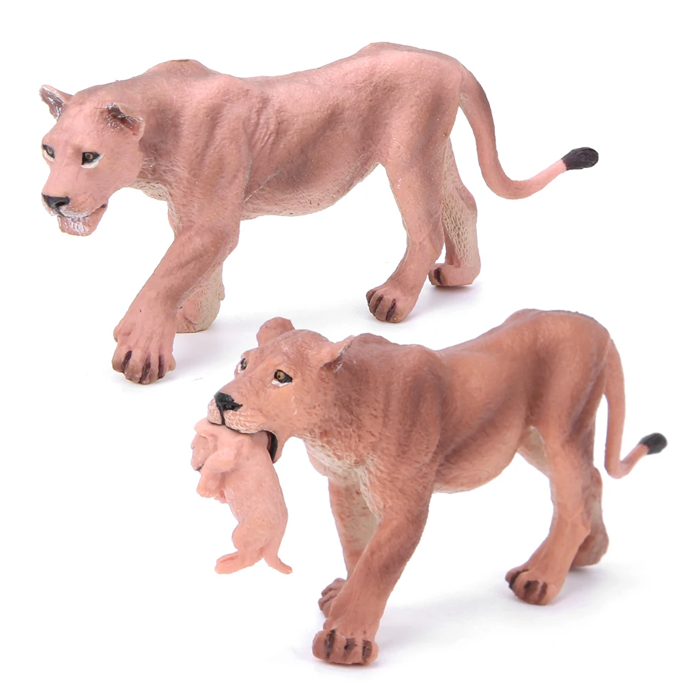 

Lifelike Lioness Animal Models Early Childhood Educational Toy Gift Home Desktop Decoration