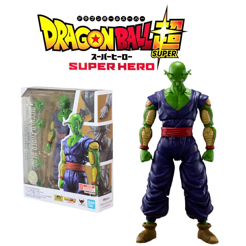 

Goods In Stock 100% Original BANDAI SHFiguarts Piccolo SHF DRAGON BALL SUPER HERO Animation Character Model Action Toy Gift