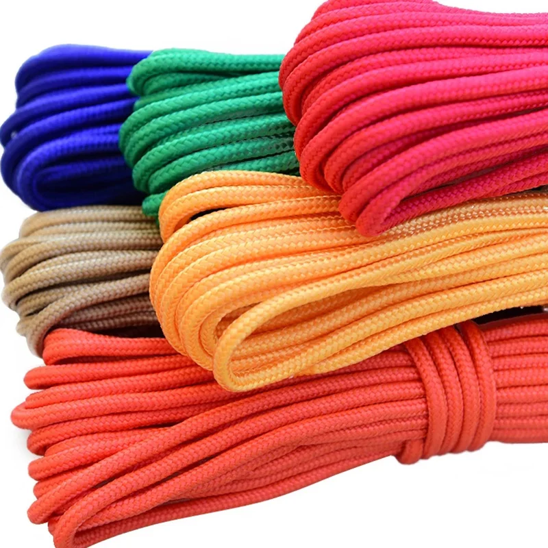 Nylon Cord 10m 2-8mm For Jewelry Making Crochet Paracord Bracelet Lanyard