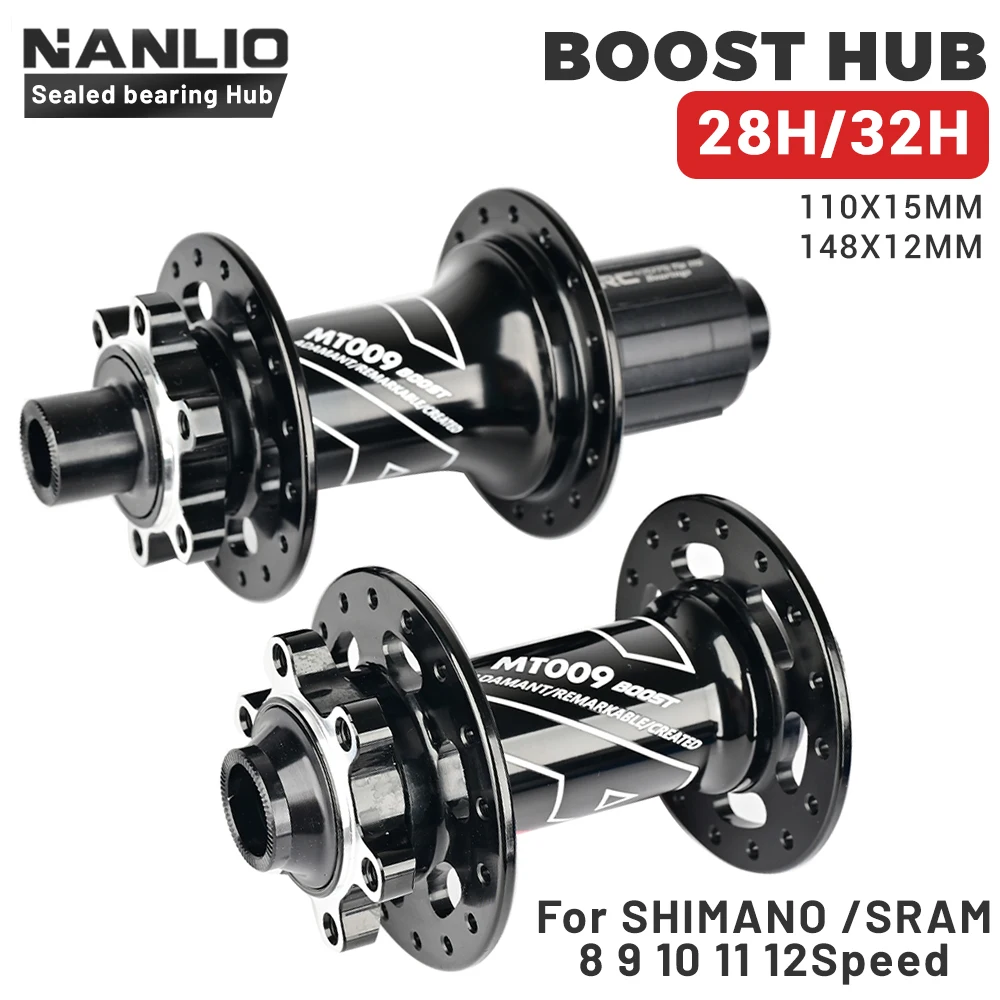 Arc Boost Bicycle Hubs Mtb Bike Hub Front Rear 6 Pawls 3 Tooth 114 Clicks Sealed Bearing 32 Hole