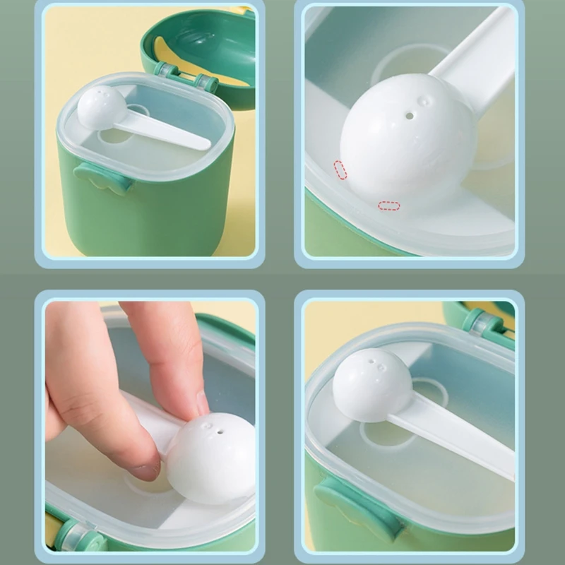 400ml/800ml Baby Formula Dispenser with Milk Powder Storage Box Infant Cereal Snacks Container for Toddle
