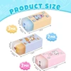 6 pcs Cute Kid Animal Erasers Fun Desk Pets Jelly Eraser for Students Kawaii Stationery School Supplies Prize Gifts Party Favors 2