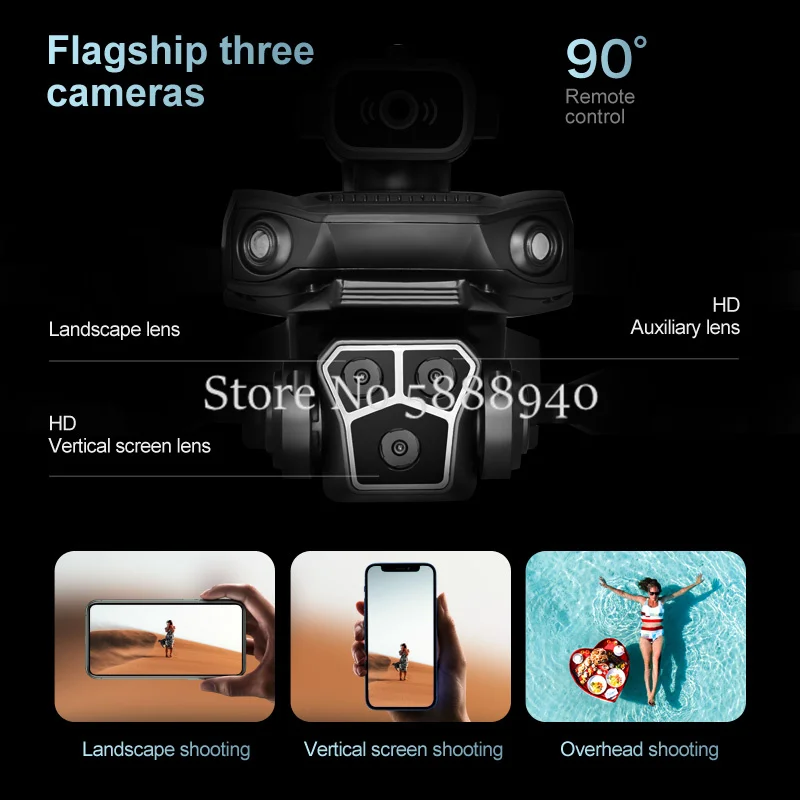 Angle latéral de la Mini Caméra Espion 4K/8K avec Batterie - Micro Moteur ESC révélant sa finesse