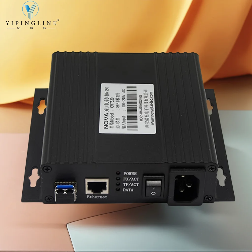 노바스타 CVT320 광섬유 컨버터 LED 디스플레이 광섬유 광 미디어 컨버터 장거리 신호 전송용