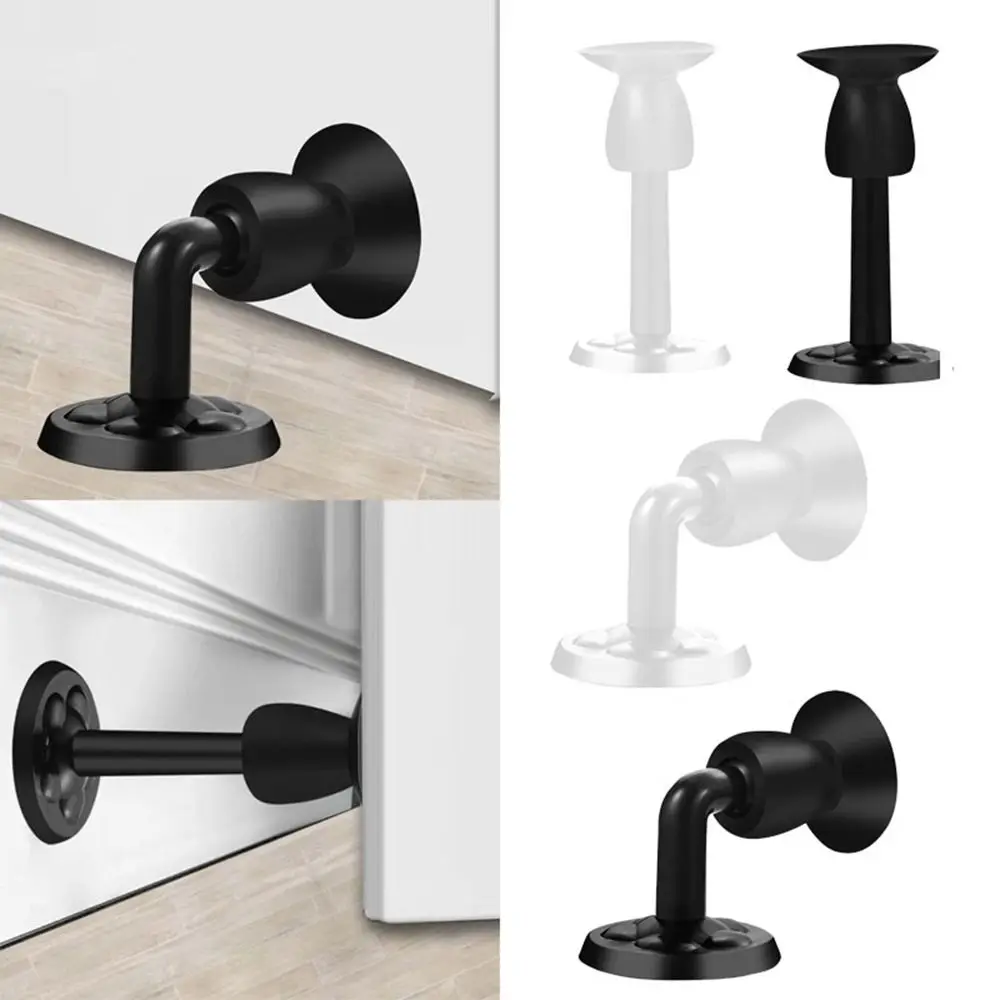 

Wall Protectors Door Stopper New Anti Collision No Punching Floor Holder Self Adhesive Mute Doorstop Door