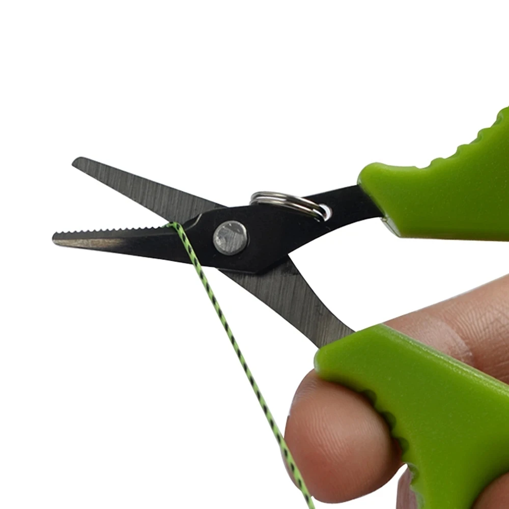 Mini Fishing Use Scissors Stainless Steel Portable Scissors Plier Cut PE Braid Line Outdoor Travel Fishing Clipper Accessories