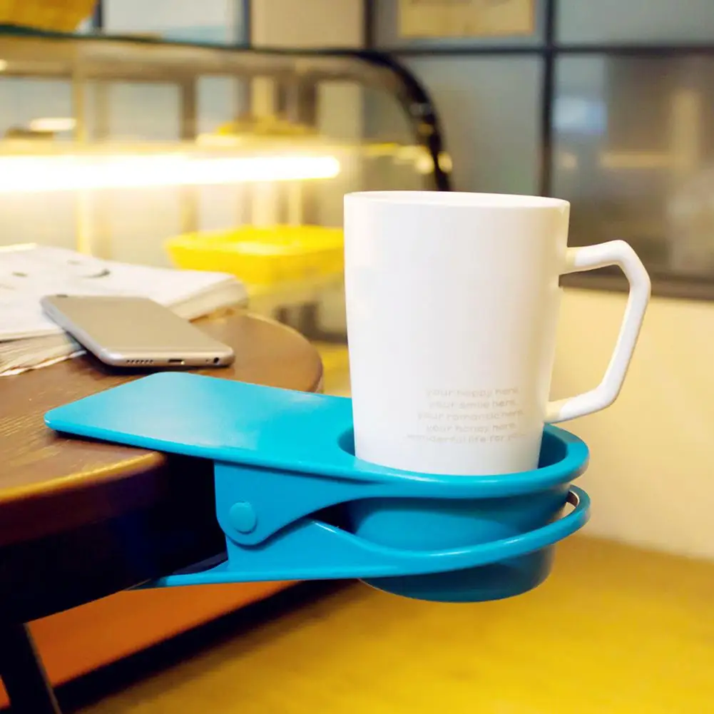 

Cup Holder Clamp Thickened Tight Clamping Anti-drop Strong Load-bearing Table Organizer Bottle Stand Indoor Use Home Accessories