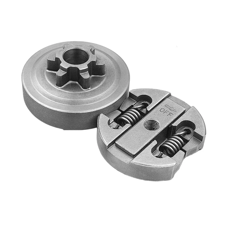Clutch Drum 6 Teeth Tooth Sprocket Rim Needle Bearing Compatible Chainsaw 2500 Spare Tool Part Replacement Sprocket Drum