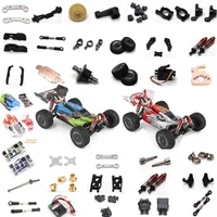WLtoys 144001 1/14 RC car spare parts Reduction gear cover Shock Absorbers Tire Plastic Swing arm C Seat vehicle bottom motor 1