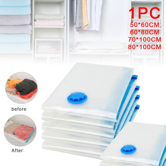 Vacuum Bag Storage Bag for Clothes Seal Compressed Travel Space Saver Bag  with Pump Home Storage Organizer - AliExpress