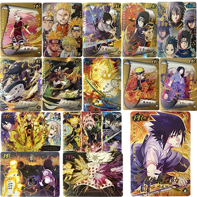 Naruto Metal Cards Uzumaki Naruto Hyuga Hinata Uchiha Sasuke Haruno Sakura  Classic Toys Anime Collection Card Gifts - AliExpress