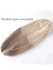 100% Pure Goat Cashmere Beanies for Women Winter Thick 2 Layer Wearable Soft Warm Twist Skullies Cap Girl Fashion Slouchy Hat 5