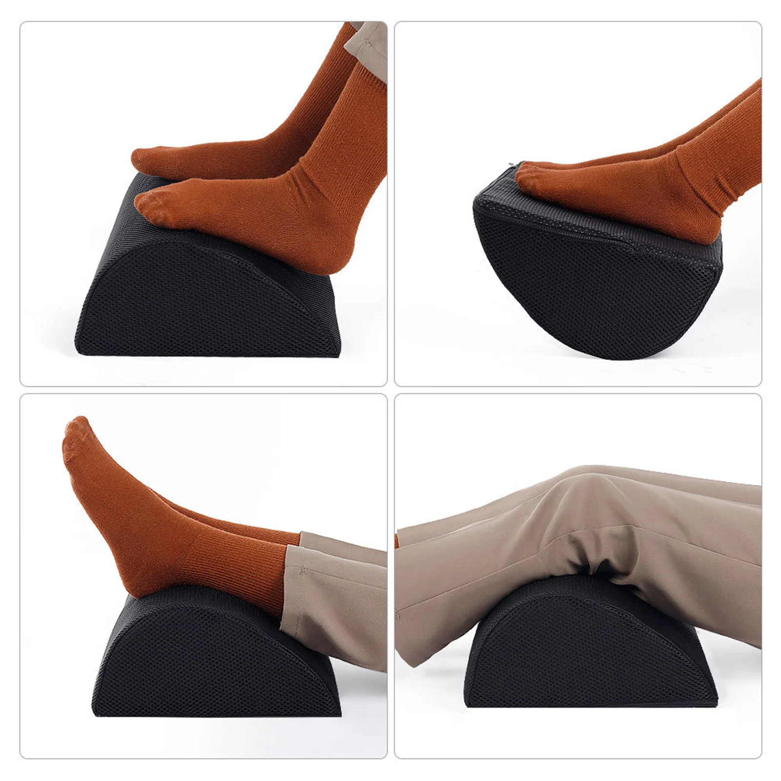 Ochine Foot Rest for Under Desk - Ergonomic Memory Foam Foot Stool Pillow for Work, Gaming, Computer, Office Cubicle and Home - Footrest Leg Cushion