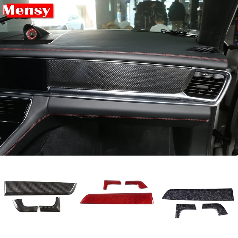 

Car Central Control Instrument Panel Decorative Stickers For Porsche Panamera 2017-2020 LHD Interior Modification Accessories