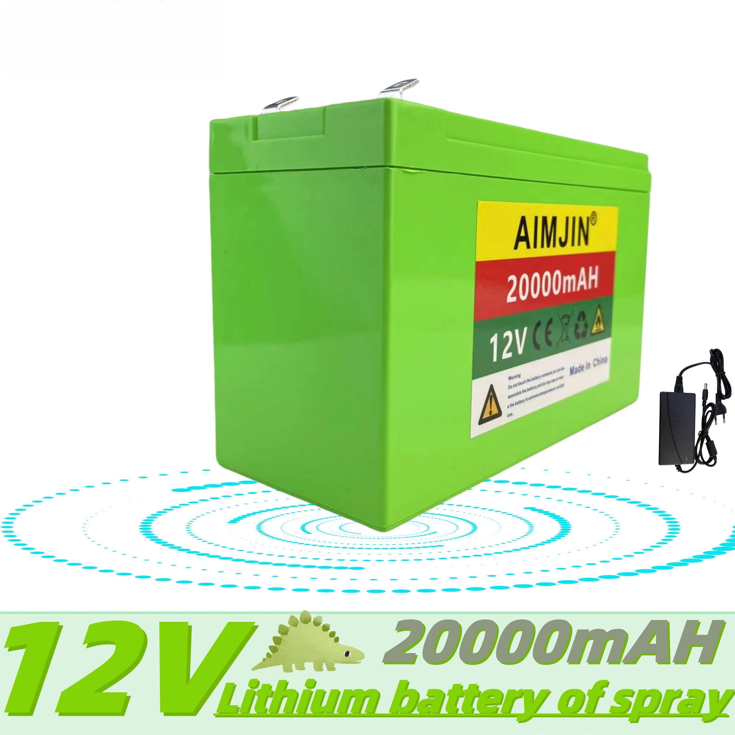 3S6P 12V 20Ah 18650 Lithium Accu Gebouwd-In Hoge Stroom 20A BMS Voor Sproeiers, Karren, Kinderen Elektrische Voertuig + charger