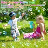 Dinosaur Bubble Machine Dinosaur Bubble Maker Toy Fun Music and Light Bubble Gun Blower Cool Outdoor Dinosaur Toys for Kid 2