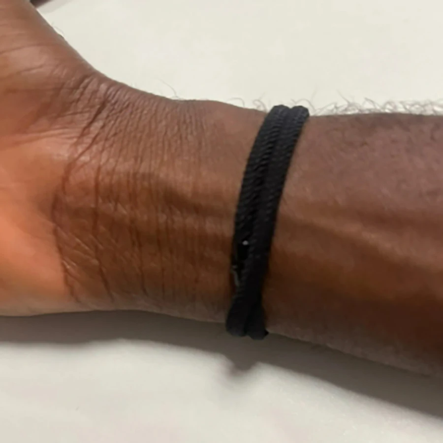 Men Bilayer Milan Rope Wrap Bracelet Outdoors Sports