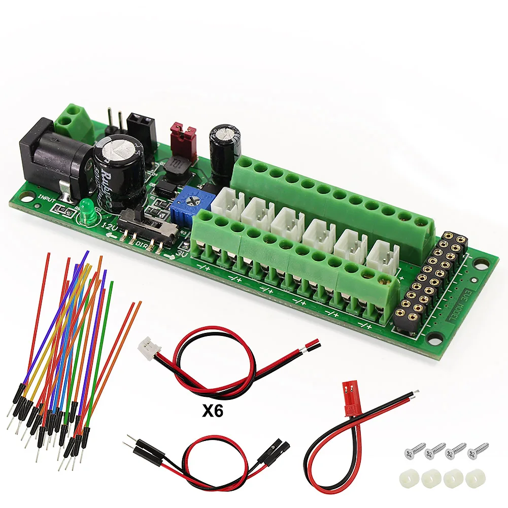 Evemodel 1 Unit Power Distribution Board Power Distributor DC and AC Voltage 6