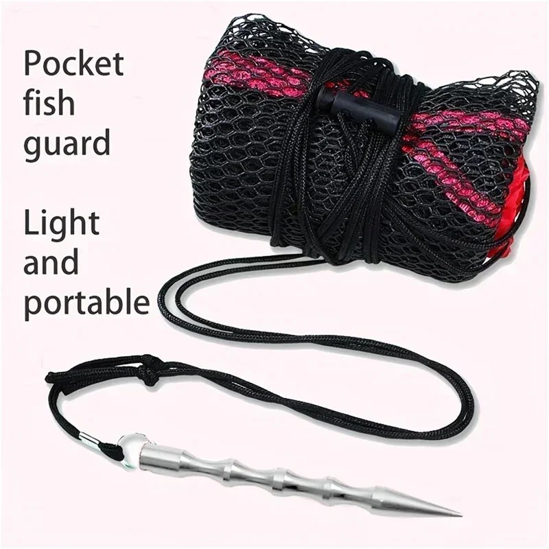 Fishing Mesh Bag Folding Nets Live Fish Supply