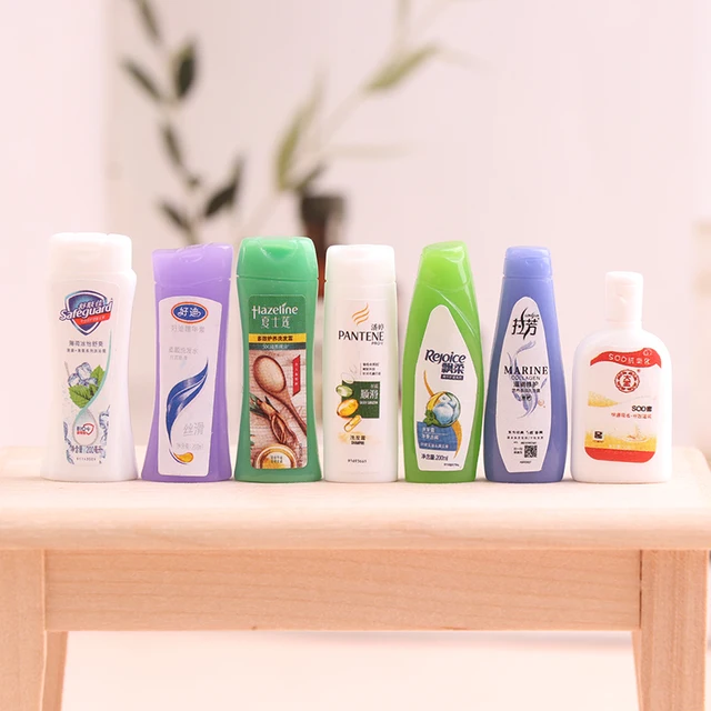 10Pcs Dollhouse Miniature 1/12 Mini Shampoo Toothpaste Bathroom Accessories for BJD OB11 Doll House Furniture Accessories Toys 1