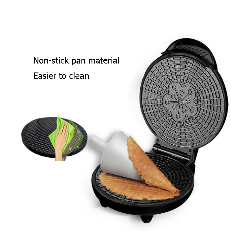 Electric Egg Roll Maker Crispy Omelet Mold Sandwich Iron Crepe Baking Pan Creactive DIY Kitchen Tool Ice Cream Cone Machine