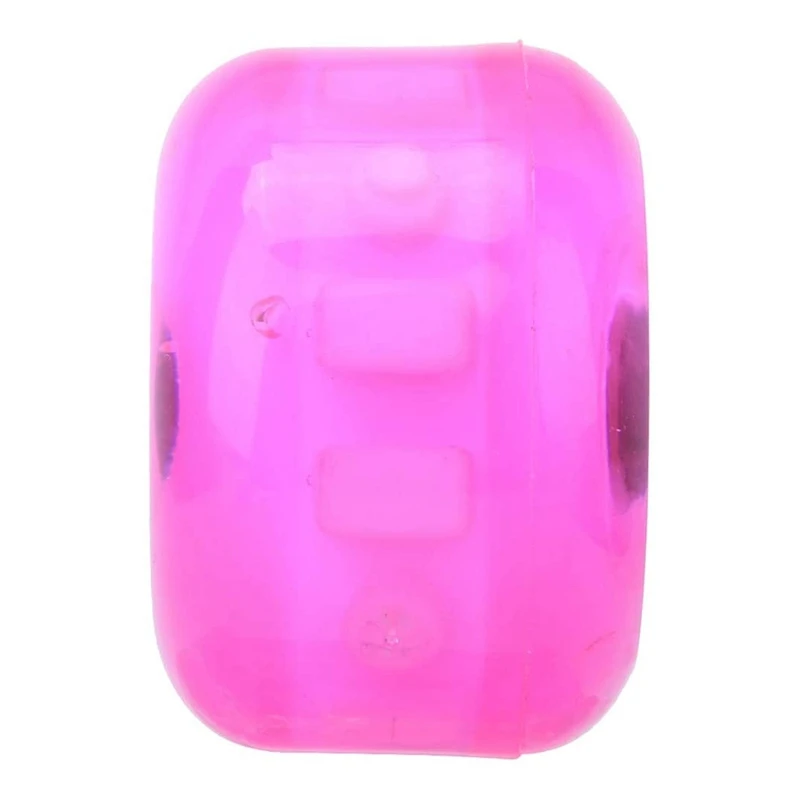 스케이트보드 교체 휠 세트, PU 깜박이는 스케이트보드 슬라이딩 휠, 롱보드, 54x36mm, 4 개