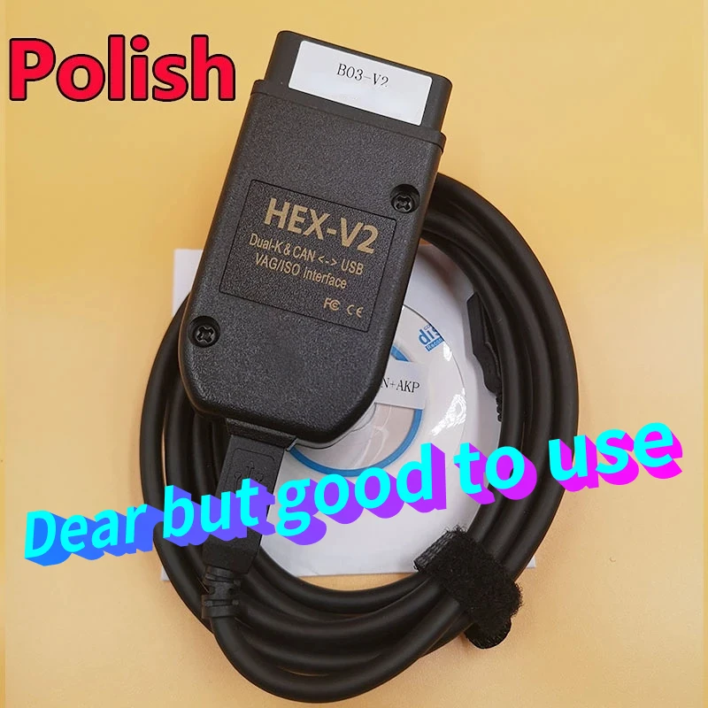 VCDS HEX V2 OBD Scanner for VW AUDI Skoda Seat