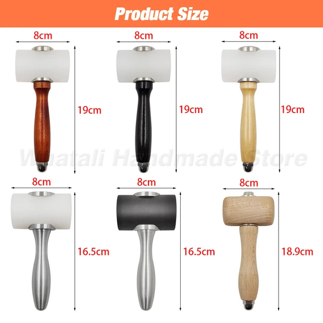 Leather Mallet Hammer, Leather Carving Hammer, Leather Craft Mallet for  Leather Craft DIY Engraving Punching Stamping - AliExpress