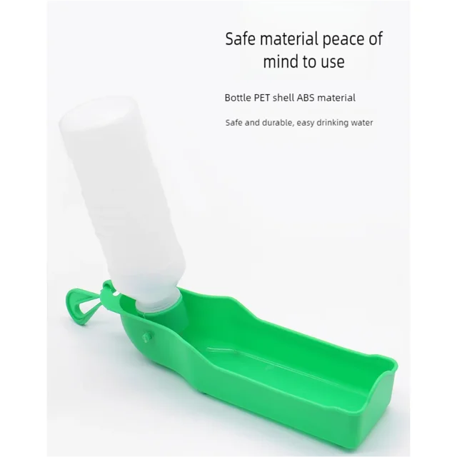 Foldable Portable Pet Water Bottle for Dogs Cats Outdoor Travel Drink Cup Plastic Leakproof Travel Water Bottle for Walk Hiking 4